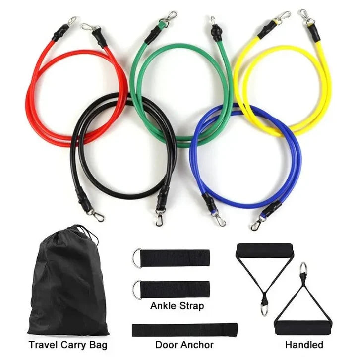 11Pcs Resistance Bands Set